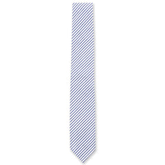 Navy Seersucker Tie